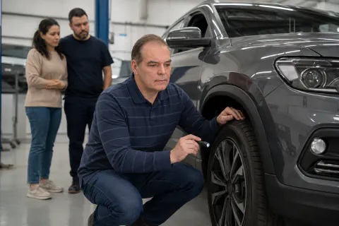 Illustration of step: In-person inspection
